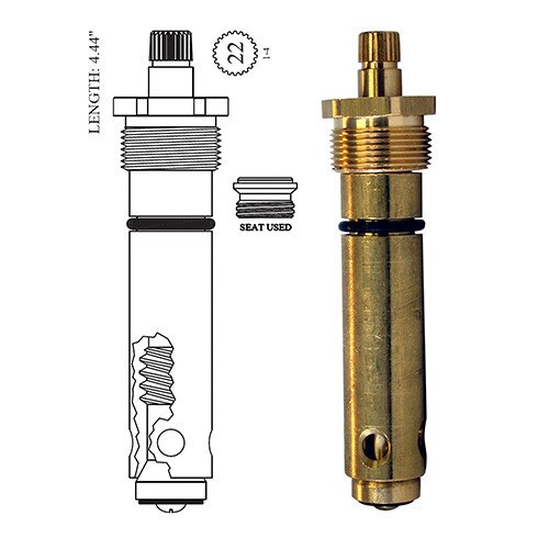 Stem, Diverter, Amstd Heritage Fct