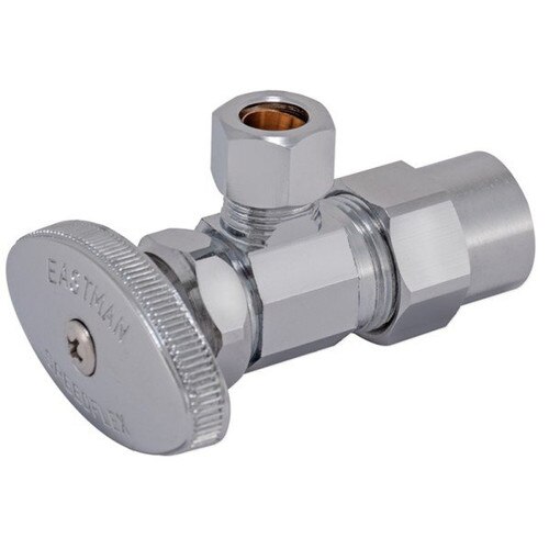 Threaded Angle Stop Angle Stop Multi-Turn, 3/8 In Outside Diameter × 1/2 In, Pack Of 24