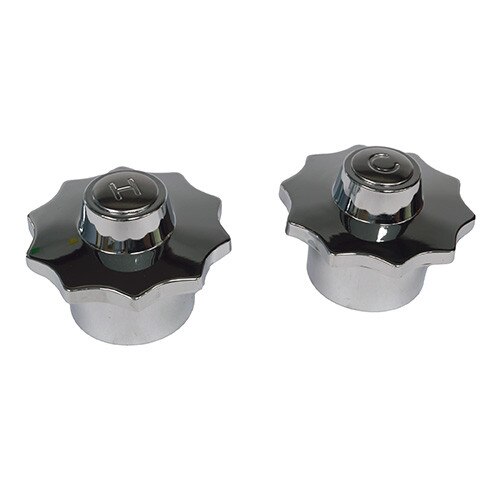 Handles,Brass,Cp,Pr,Tub/Shw, Crown, Am/Std