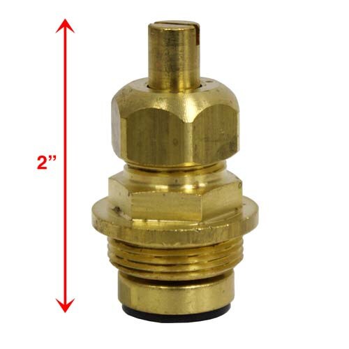 PRICE PFISTER INTEGRAL STOP ASSEMBLY BRASS SLOTTED BROACH