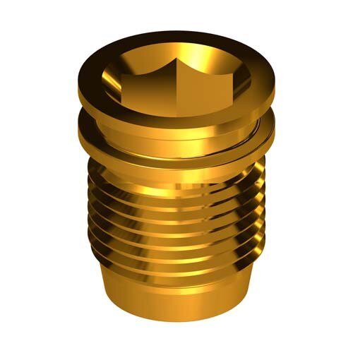 Integral Stop Stem Assembly, Rough Brass