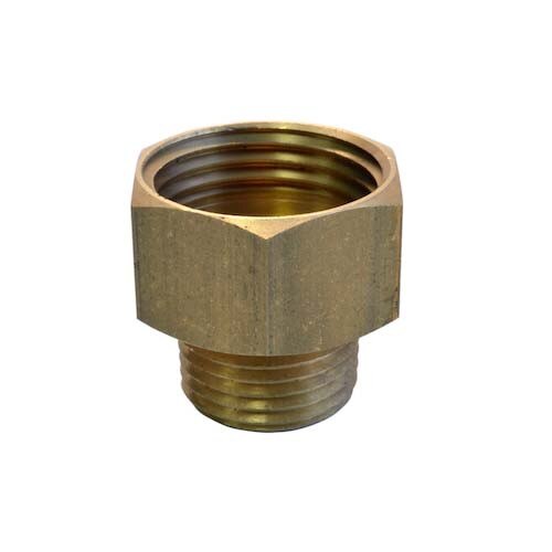 Adattatore Per Raccordo Giardino 3/4 FH X 1/2 MIP (1/2 SWT) In Ottone – Confezione Da 10 Pezzi