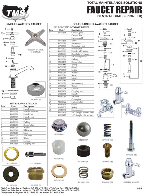 Tms Faucet Parts Store