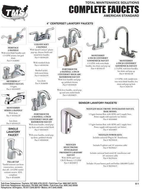 Tms Faucet Parts Store